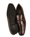 TOD’S - Brown Engraved Braided bit Leather Loafers- Rubber Sole - 12.5