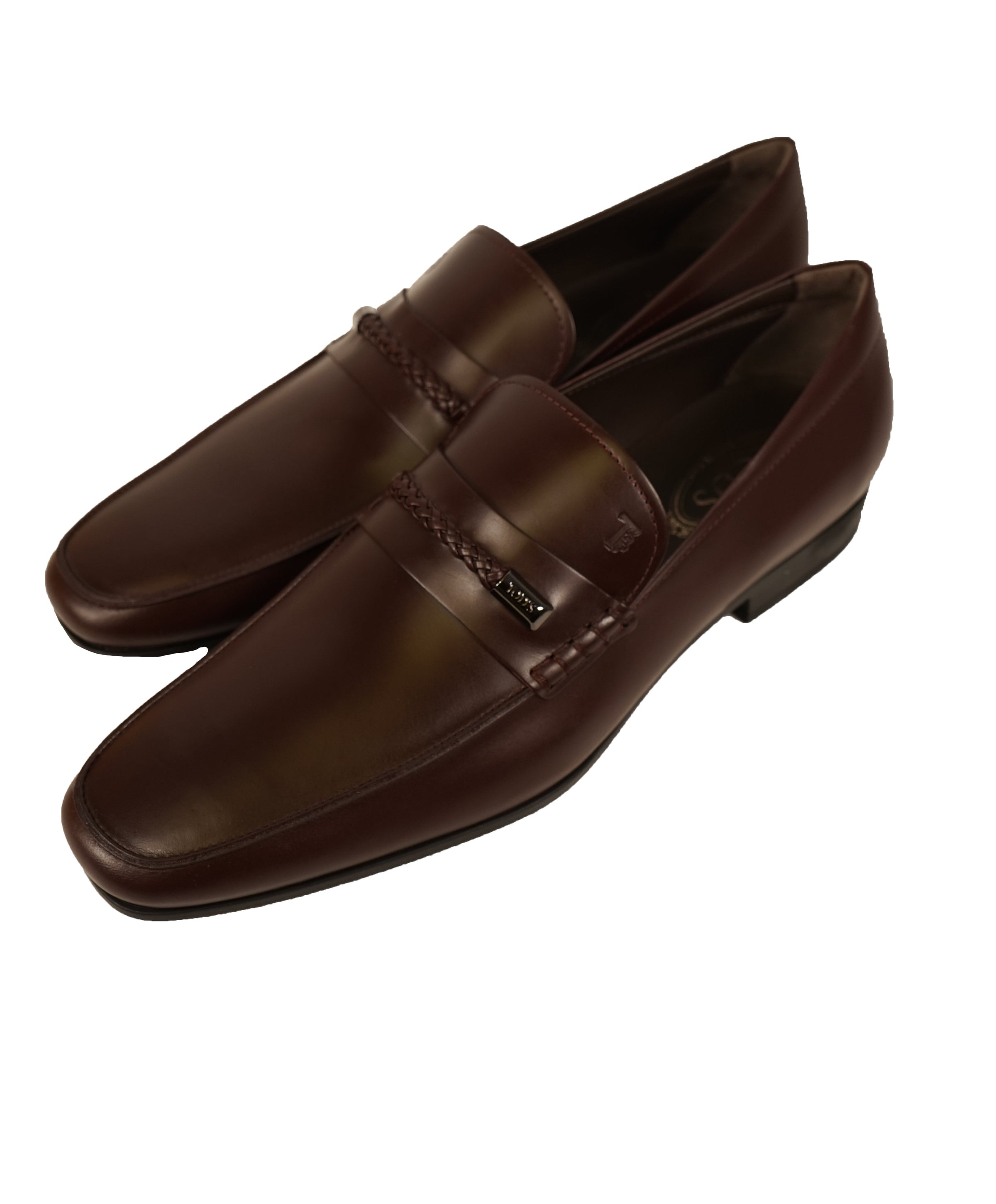 Betts rafter woven leather outlet loafers