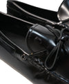 TOD’S - Gommini Laccetto Black On Black Driving Loafer - 13.5