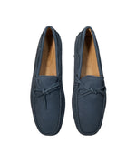 TOD’S - Gommini Laccetto Powder Blue Suede Driving Loafers - 7.5