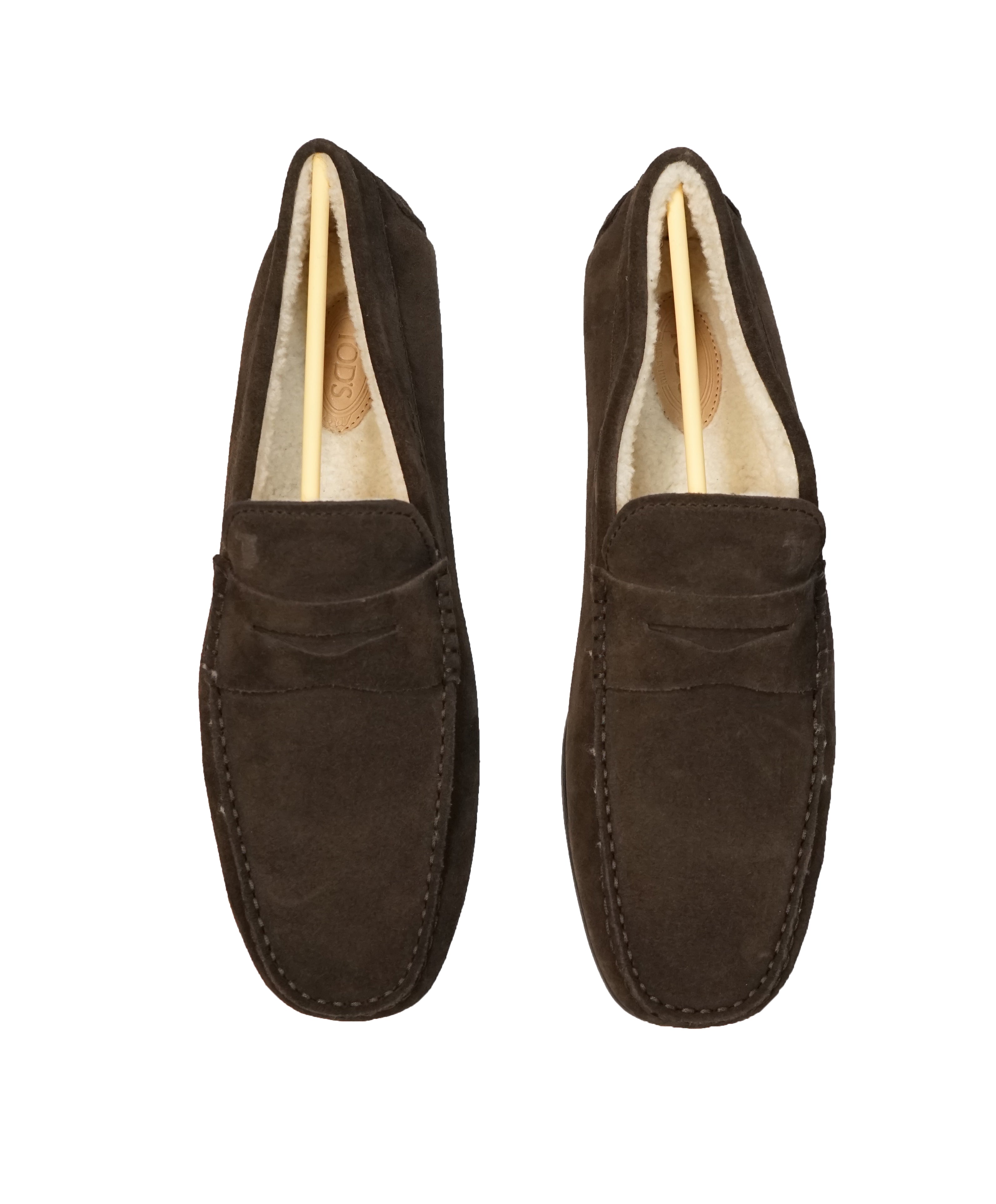 TOD’S - Gommino City Shearling Lined Driving Loafer -  10.5