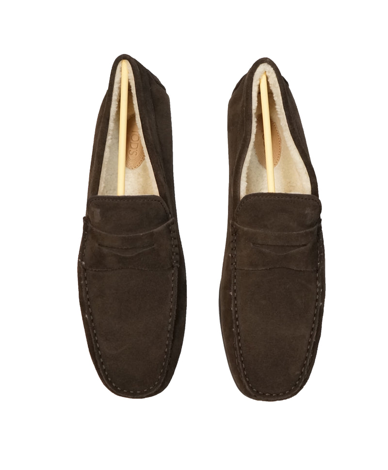 TOD’S - Gommino City Shearling Lined Driving Loafer - 10.5