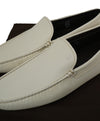TOD’S - Off White Textured Logo Vamp Leather “Gommini” Loafers- 11.5