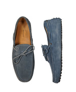 TOD’S - Powder Blue Laccetto Driving Loafers Knot Front - 9.5