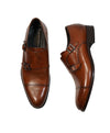 TO BOOT NEW YORK - Brown Double Monk Strap Loafers - 7.5