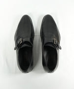 TO BOOT NEW YORK - "Campbell” Single Monk Strap Black Loafers - 10.5