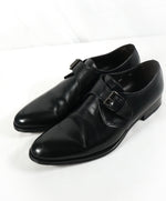 TO BOOT NEW YORK - "Campbell” Single Monk Strap Black Loafers - 8.5