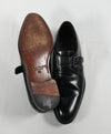 TO BOOT NEW YORK - "Campbell” Single Monk Strap Black Loafers - 8.5