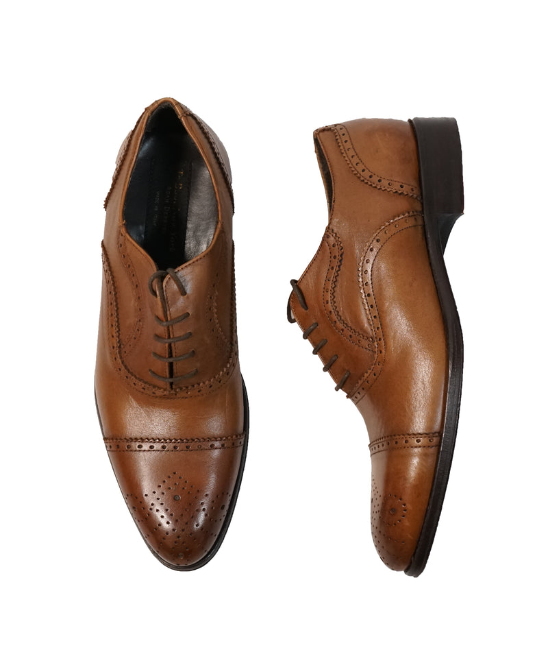 TO BOOT NEW YORK -“Capote” Cap-toe Brown Oxfords- 10