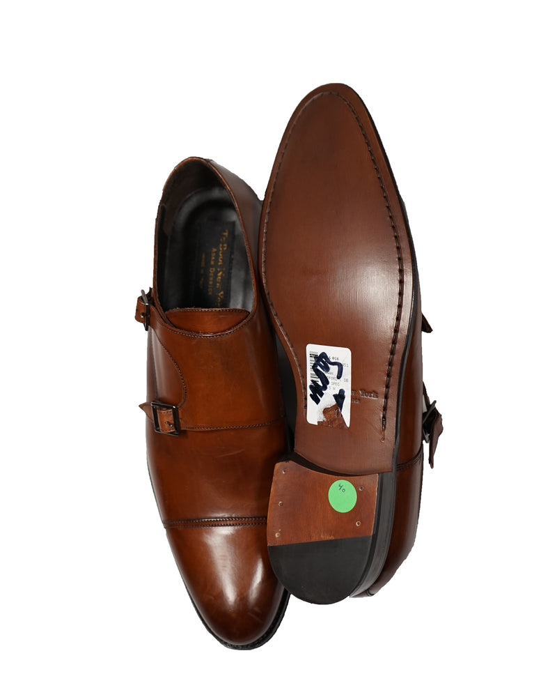 TO BOOT NEW YORK - Double Monk Strap Loafers Brown - 11.5