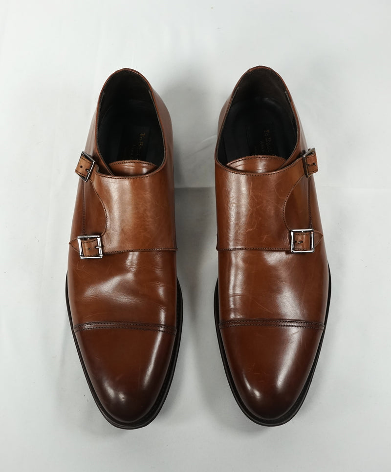 TO BOOT NEW YORK - Double Monk Strap Loafers Round Toe Brown - 11