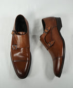 TO BOOT NEW YORK - Double Monk Strap Loafers Round Toe Brown - 11