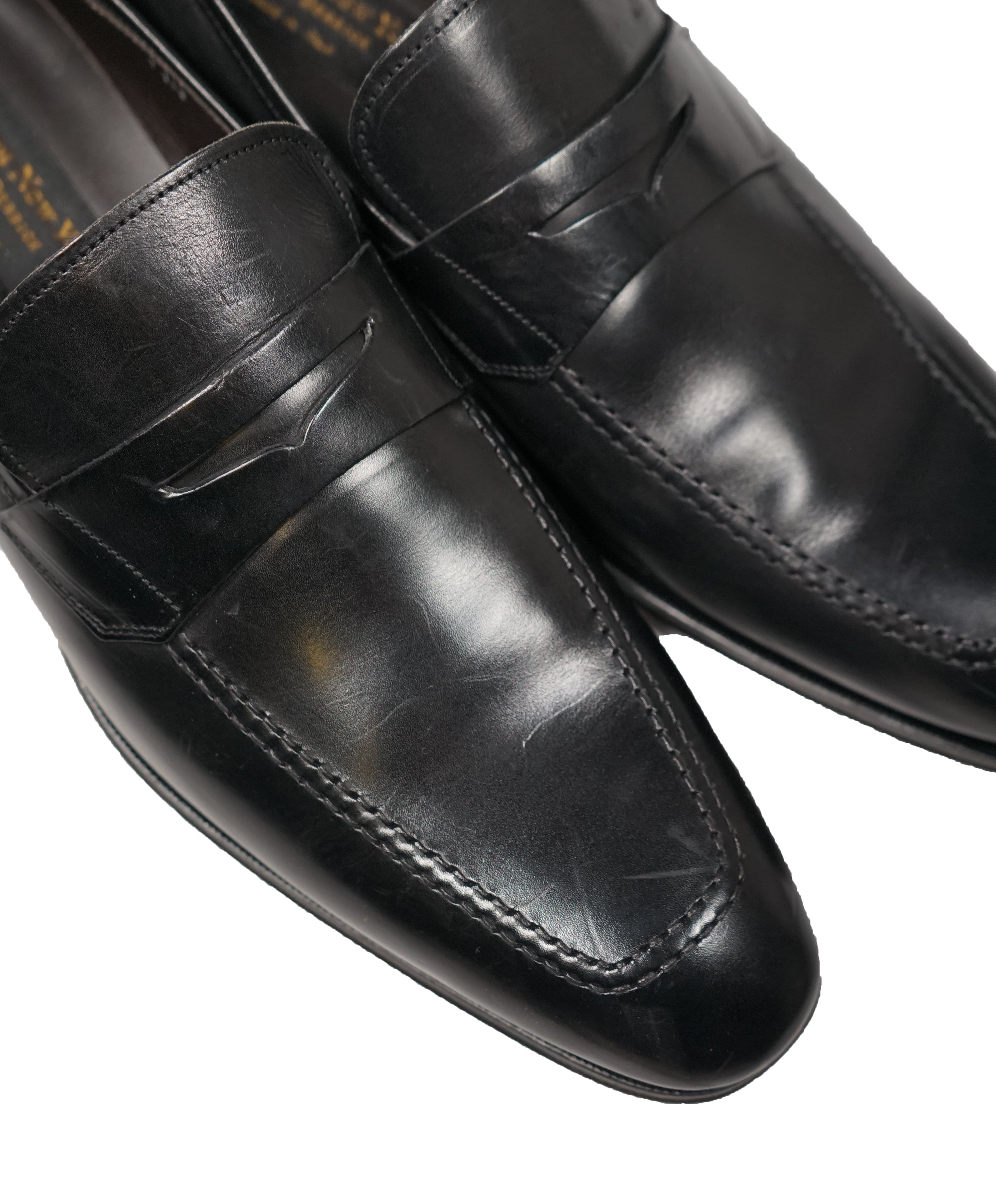 TO BOOT NEW YORK - "MOORE" Detailed Penny Loafers - 11.5