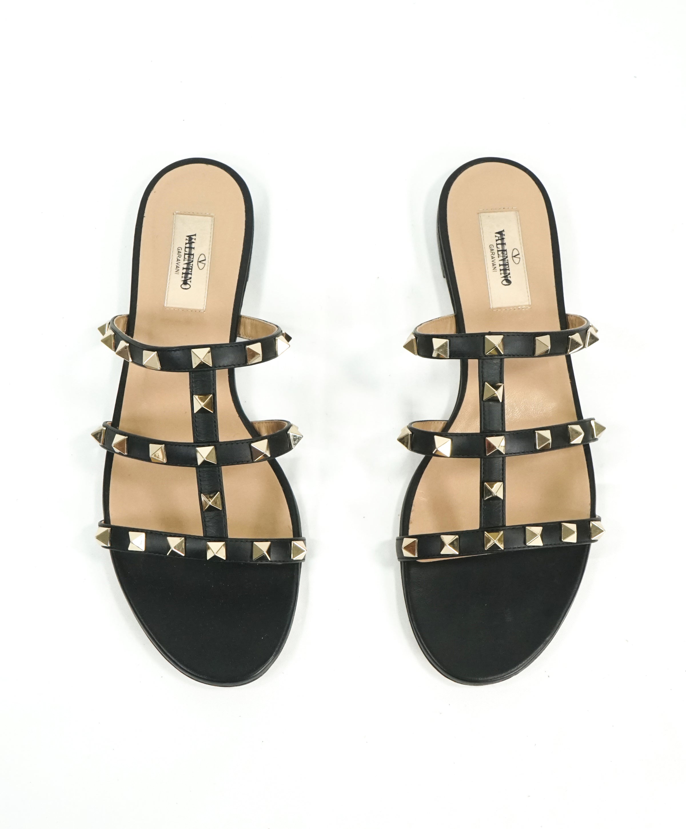 Valentino garavani suede online tassel rockstud flat sandals