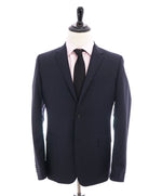 VALENTINO - Red Camouflage Lining Classic Navy Wool/Mohair Blazer - 38R