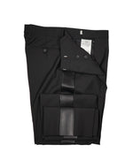 VALENTINO - Leather Side Stripe Wool Dress Pants - 33W