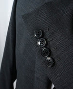 VERSACE COLLECTION - Gray Prince of Wales Check Plaid Suit - 38L