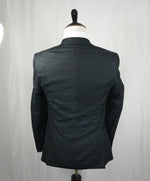 VERSACE COLLECTION - Abstract Textured Jade & Gray Runway Melange Slim Suit - 38R