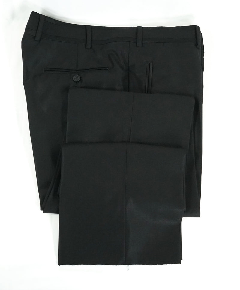 VERSACE COLLECTION - RARE Shawl Collar Tuxedo Suit Black Wool / Satin - 42R