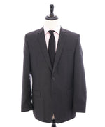 VERSACE COLLECTION - Solid Charcoal Gray SLIM 2-Button Blazer  - 44R