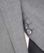 VERSACE COLLECTION - Medium Gray Wool SLIM 2-Button Blazer  - 46R