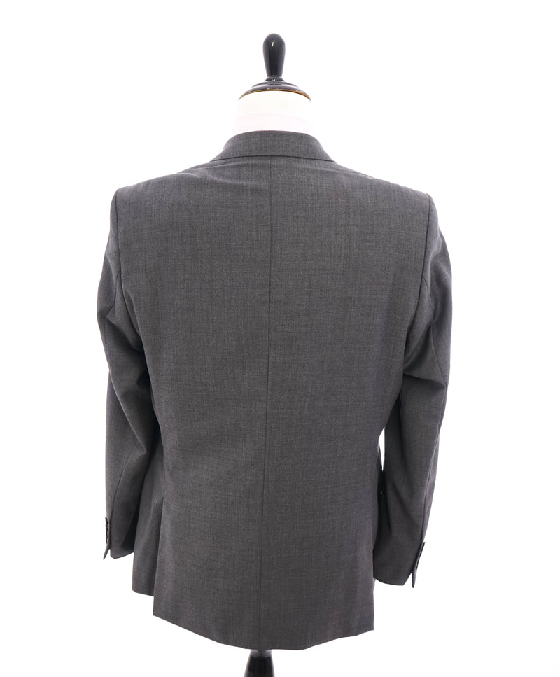 VERSACE COLLECTION - Medium Gray Wool SLIM 2-Button Blazer  - 46R