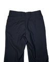 VERSACE COLLECTION - Flat Front Navy Micro Stripe Dress Pants - 30W