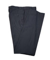 VERSACE COLLECTION - Flat Front Navy Micro Stripe Dress Pants - 36W
