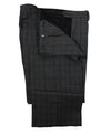 VERSACE COLLECTION - Gray Bold Check Plaid Suit Logo Buttons - 38R