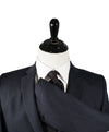 VERSACE COLLECTION - Navy Pinstripe 2-Button Slim Suit - 38R