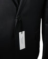 VERSACE COLLECTION - Notch Lapel Black Suit With Muted Sheen - 40R