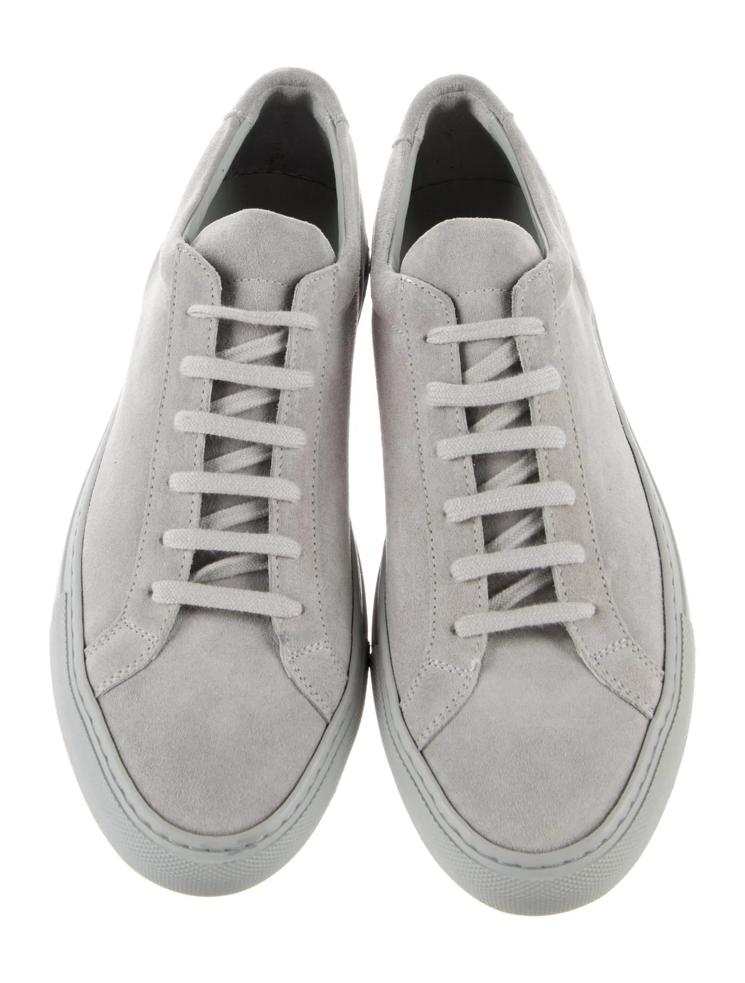$420 COMMON PROJECTS - "Achilles" Gray Suede Sneakers - 7 US (40EU)
