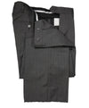 YVES SAINT LAURENT - Gray Solid Wool Super 120’s Dress Pants - 32W