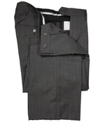 YVES SAINT LAURENT - Gray Solid Wool Super 120’s Dress Pants - 32W