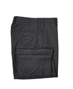 ZANELLA - “Devon” Flannel Wool Gray Flat Front Pants - 32W
