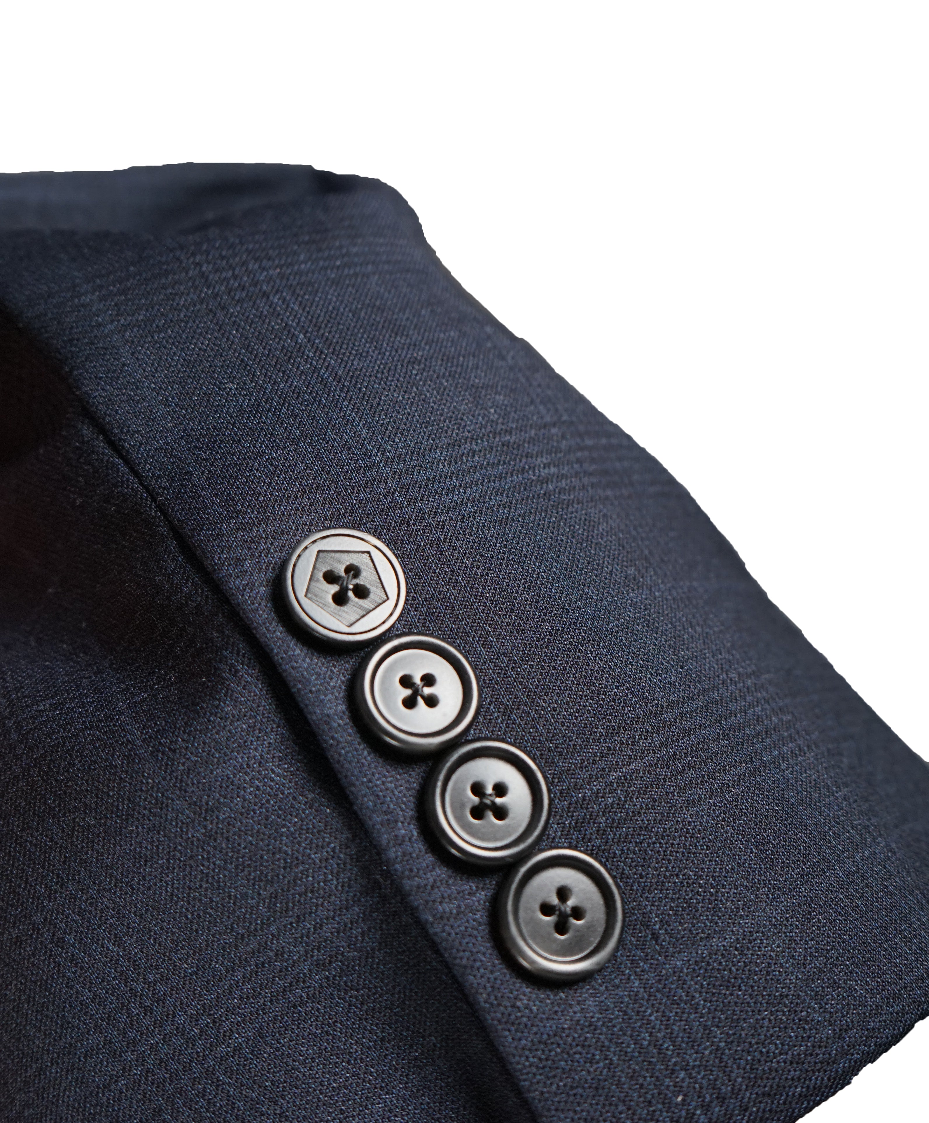 Z ZEGNA - Blue Bold Prince of Wales Check Drop 8 Slim Wool Suit - 42R
