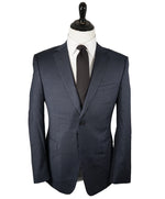 Z ZEGNA - Blue Bold Prince of Wales Check Drop 8 Slim Wool Suit - 42R
