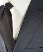 Z ZEGNA - Blue Bold Prince of Wales Check Drop 8 Slim Wool Suit - 42R