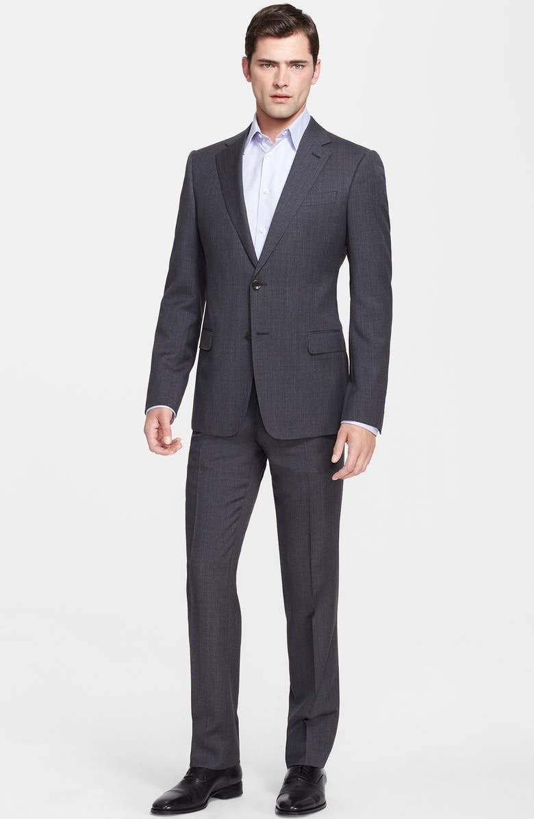 ARMANI COLLEZIONI - *CLOSET STAPLE* Gray Wool 2-Button Suit - 50R