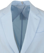 $5,495 BRIONI -"DECOSTRUITA" Light Blue Cotton MOP Blazer Made In Italy- XL 44R